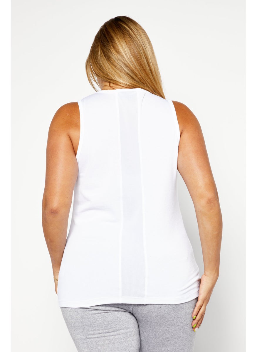 le coq sportif - Women Sportswear Fit Brand Logo Training Top, White - Image 1