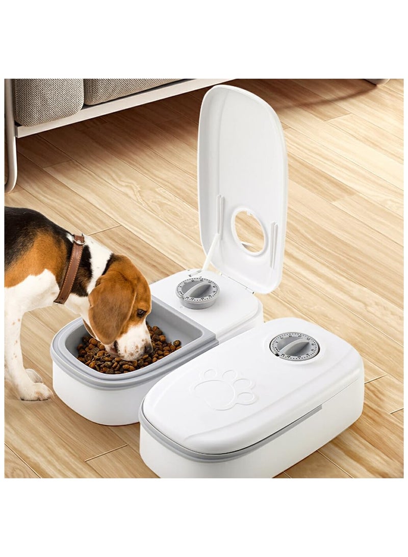 عام آلة تغذية القطط الأوتوماتيكية ذات سعة كبيرة لمغذيات الحيوانات الأليفة، آلة تغذية القطط الأوتوماتيكية حبيبات الطعام الجاف - Image 2