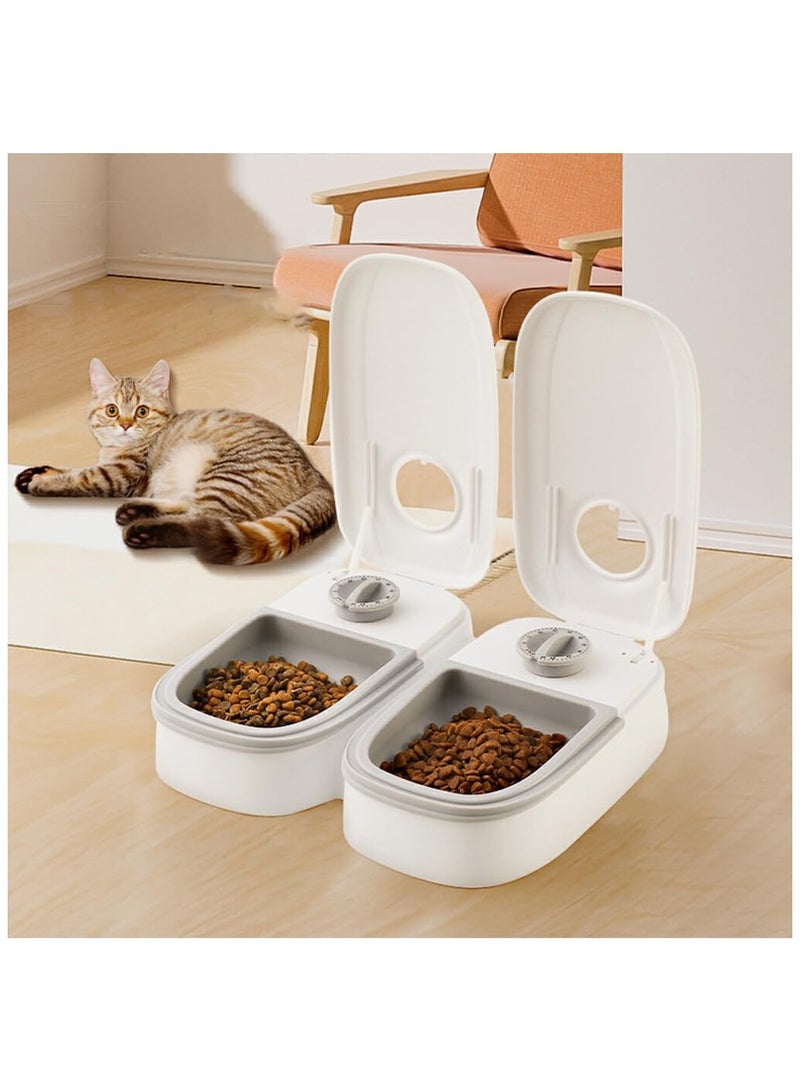 عام آلة تغذية القطط الأوتوماتيكية ذات سعة كبيرة لمغذيات الحيوانات الأليفة، آلة تغذية القطط الأوتوماتيكية حبيبات الطعام الجاف - Image 3