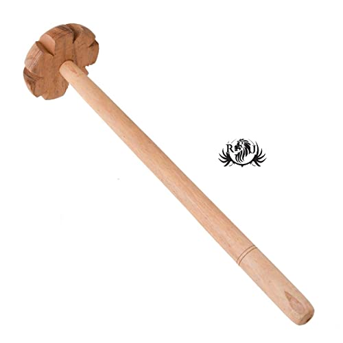 RJ kitchenware Store Wooden ravai/Whisk/ghotni/rai (30 cm) Mathani Milk Pure Hand Blender/Mathani Rai Sheesham/Mixer Hand Blender Butter Milk, Lassi Maker - Image 3