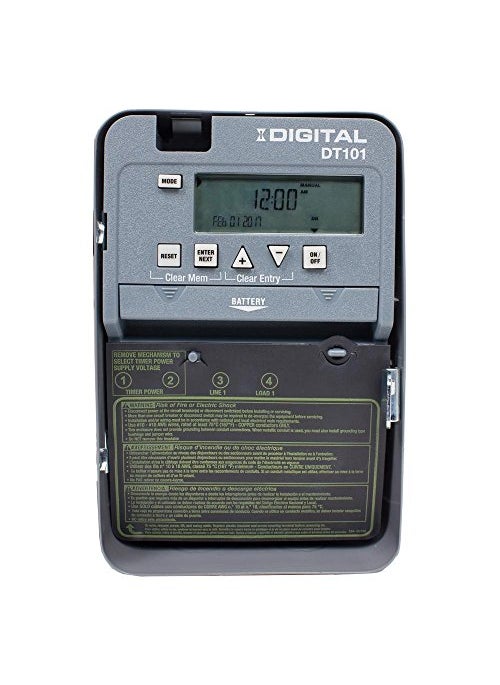 Intermatic Intermatic 20Amp 24Hour SPST 1Circuit Digital Time Switch DT101 