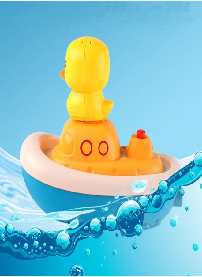 MIXDE - Cute Duck Bath Shower Head Toys Set with Anti-bacterial Filter Water Sprinkler For Kids - Image 1