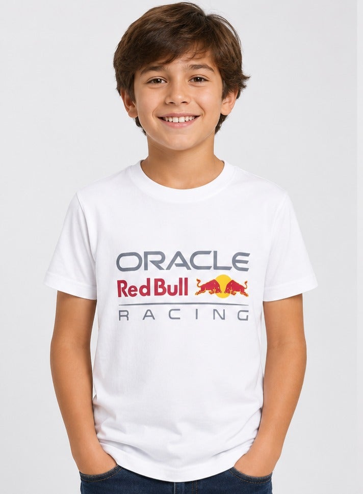 Red Bull Racing F1 Kids Front Logo t-shirt - Image 3