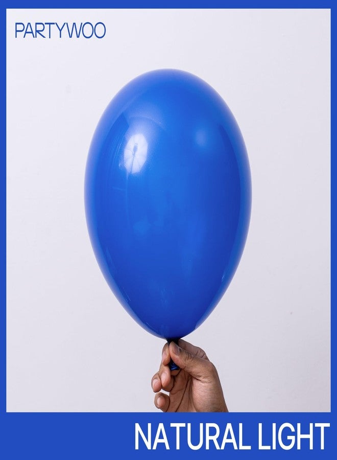PartyWoo Royal Blue Balloons 145 pcs Different Sizes of 18 12 10 5 Inch Dark Blue Matte Balloon Arch Kit Garland for Graduation 4th of July Baby Shower Birthday Party Decorations Blue-Y59 - Image 3