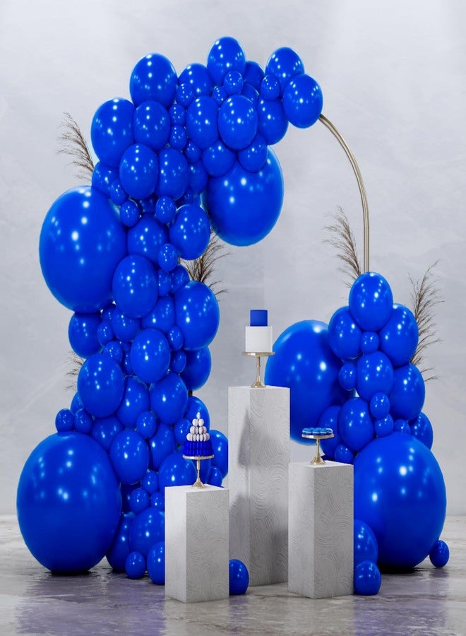 PartyWoo Royal Blue Balloons 145 pcs Different Sizes of 18 12 10 5 Inch Dark Blue Matte Balloon Arch Kit Garland for Graduation 4th of July Baby Shower Birthday Party Decorations Blue-Y59 - Image 1
