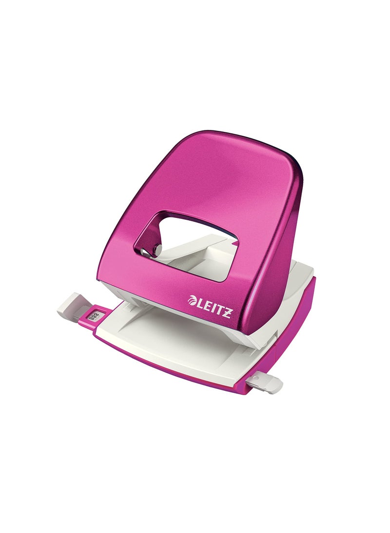 ليتز 5008 Ref 50082023 Punch 2 فتحة متوسطة التحمل سعة معدنية متينة 30X 80 Gsm وردي معدني، ليتز - Image 1