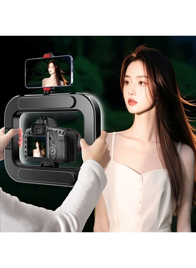 1piece Square Fill Light 3 Modes 9 Brightness Levels Large Battery Studio Streaming - Image 5