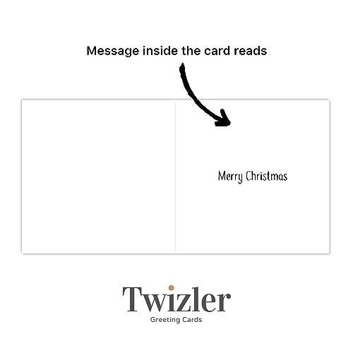 Twizler Funny Christmas Card - Pigs in Blankets - Merry Christmas Card - Humorous Mens Happy Xmas Male - Womens Xmas Female - Image 4
