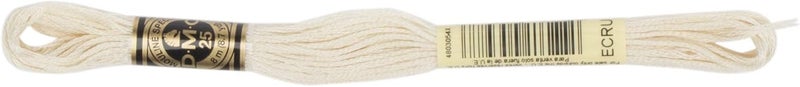 DMC 6-Strand Embroidery Cotton Floss - Ecru - 12/Pkg - Image 3