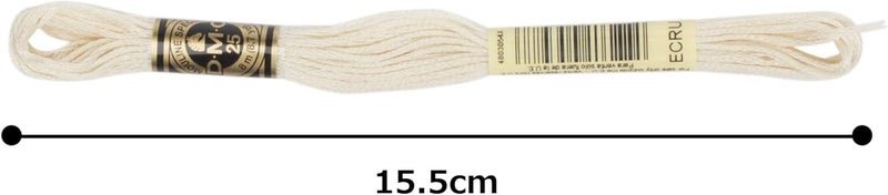 DMC 6-Strand Embroidery Cotton Floss - Ecru - 12/Pkg - Image 4