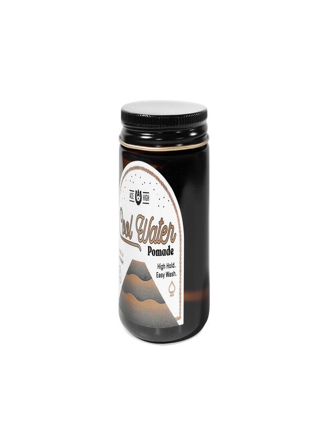 ace high Cool Water Gel Pomade, High Hold, Medium Finish, Natural Shine, Water Based, Hand Crafted, 4oz - Image 2