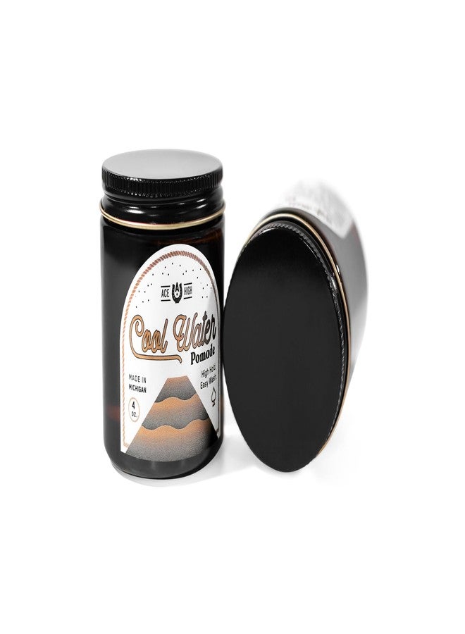 ace high Cool Water Gel Pomade, High Hold, Medium Finish, Natural Shine, Water Based, Hand Crafted, 4oz - Image 5