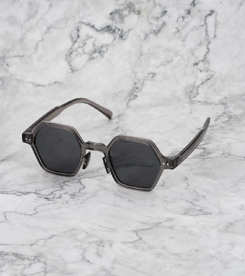 Explicit Poets Explicit Poets Unisex Leon Gray-Gray Stylish Sunglasses, 44EP12
