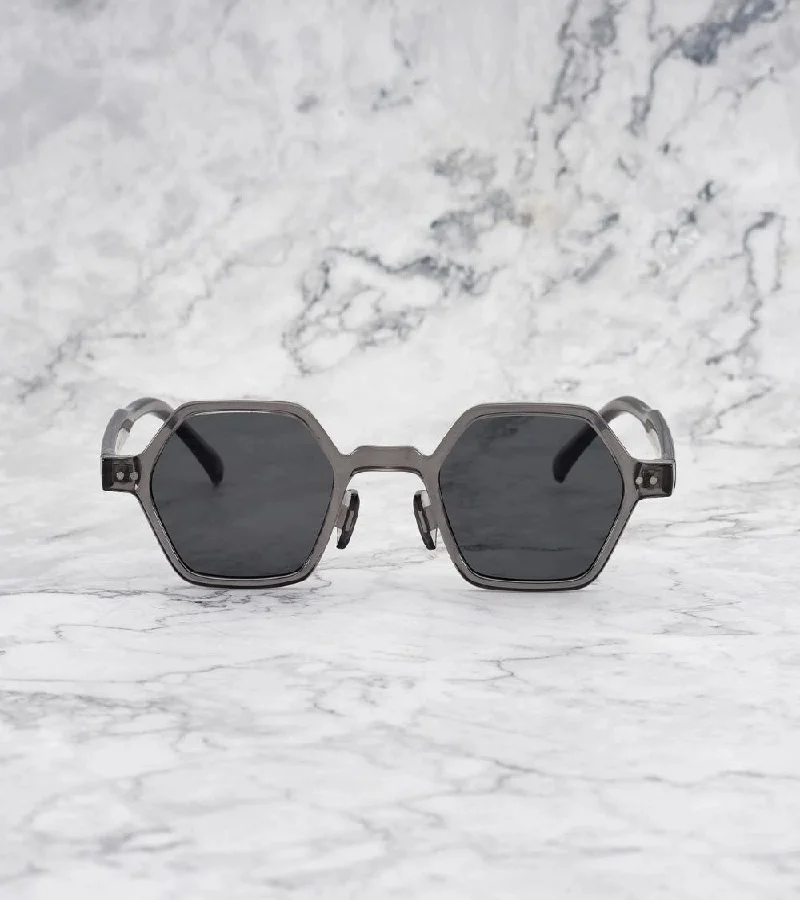 Explicit Poets Explicit Poets Unisex Leon Gray-Gray Stylish Sunglasses, 44EP12