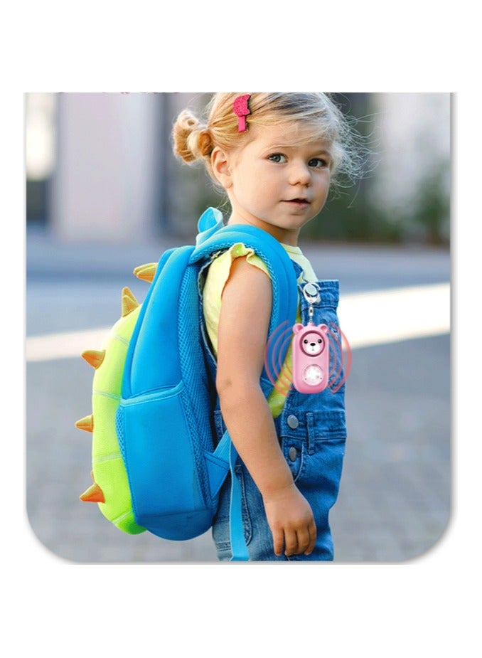 Rechargeable Personal Safety Alarm, 130dB Self Defense Keychain Alarm with SOS Strobe Light, Low Battery Notice, Personal Alarm Loud Siren Safety Keychain for Girls Kids Elderly - Image 3