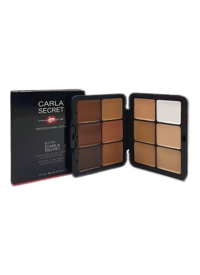 Ultra Carla Secret Palette Fond De Teint Creme Couvrance Invisible Cover Cream Foundation Palette Multicolour - pzsku/Z8189A82EA99B8F62E42BZ/45/_/1713181454/67833bb4-7494-4224-bc73-f0edeb61d12a