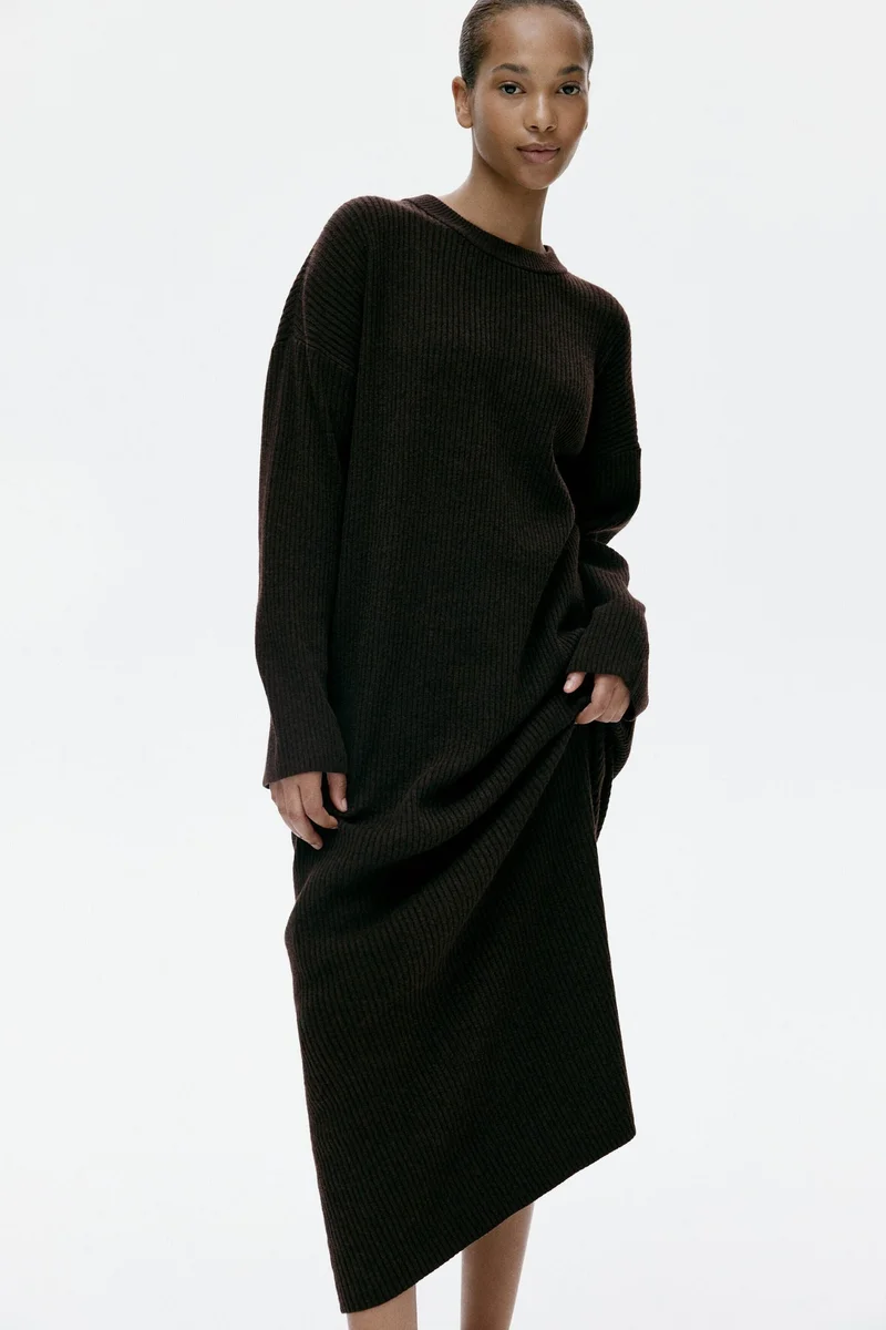H&M  Rib-knit dress for Women | Best Price UAE