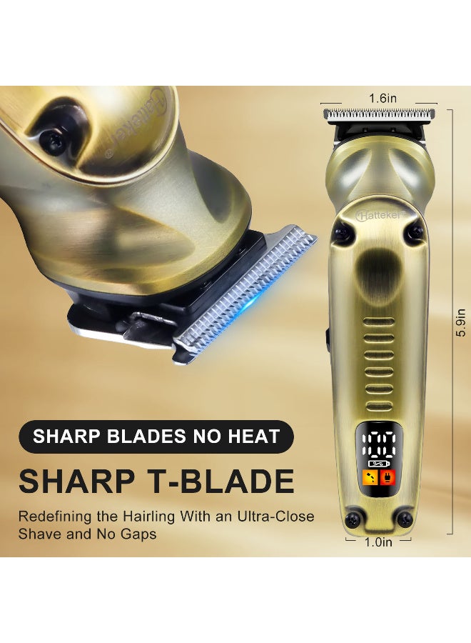 Hatteker Beard Trimmer 8 in 1 Hair Clippers Electric Shavers for Men Cordless Adjustable Speed Waterproof Mens Grooming Kit - Image 5