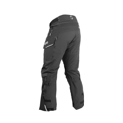 Rynox Men Regular Fit High Rise Stealth Evo 4 - Motorcycle Riding Pants | Impact Protection | Abrasion Resistance | Active Ventilation - Charcoal Black, 4XL - Image 2