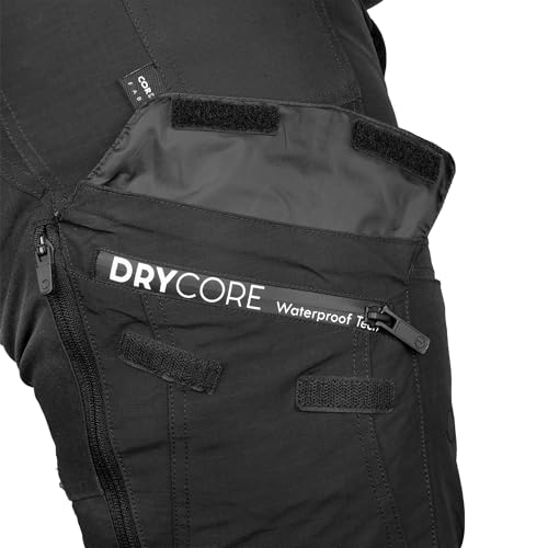 Rynox Men Regular Fit High Rise Stealth Evo 4 - Motorcycle Riding Pants | Impact Protection | Abrasion Resistance | Active Ventilation - Charcoal Black, 4XL - Image 4