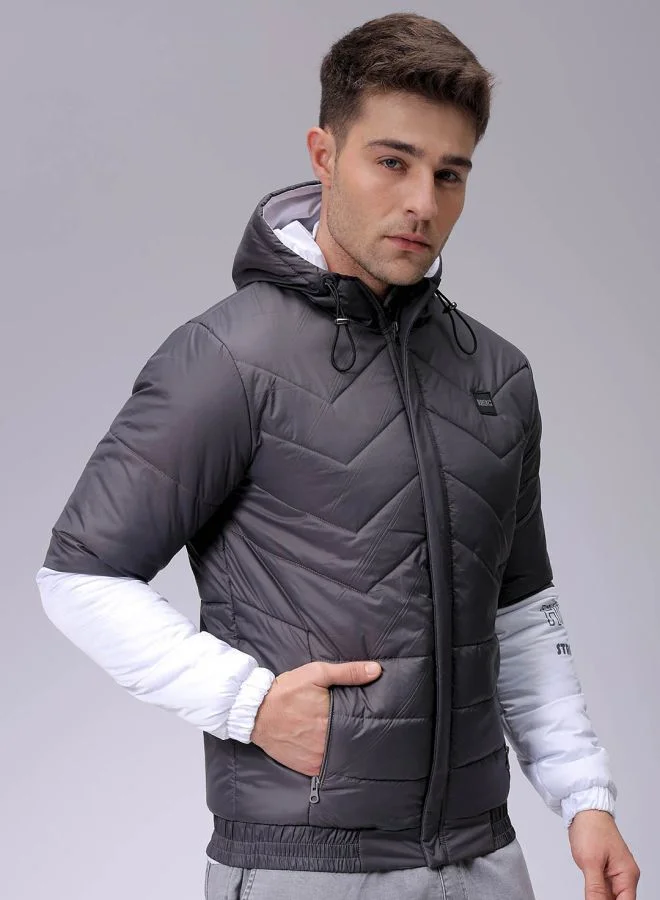 شركة المرآب الهندية Men Slim Fit Mix & Match Puffer Jackets