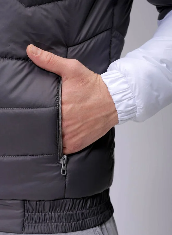شركة المرآب الهندية Men Slim Fit Mix & Match Puffer Jackets