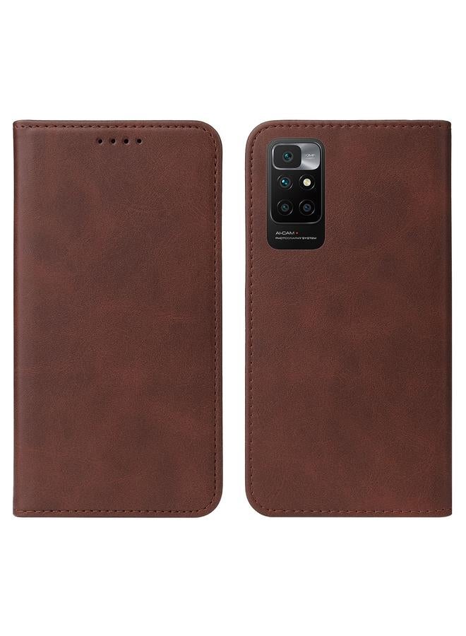 erorex Case For Xiaomi Redmi 10 2022 Magnetic Closure Leather Phone Case - Image 2