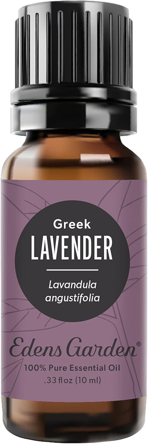Edens Garden Edens Garden Lavender- Greek Essential Oil- 100% Pure Premium Grade, Undiluted, Natural, Therapeutic, Aromatherapy, The Best for Diffuser, Face, Hair, Kid Safe 10 ml (.33 fl oz)