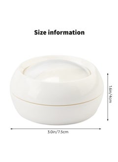 Excefore Powder Puff Box, Body Powder Container After Bath, Baby Powder Case, Baby Body Care Powder Box, Cosmetic Bath Powder Container for Home Travel(15g)  - Image 2