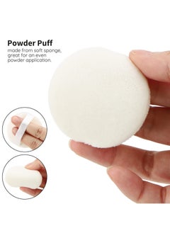 Excefore Powder Puff Box, Body Powder Container After Bath, Baby Powder Case, Baby Body Care Powder Box, Cosmetic Bath Powder Container for Home Travel(15g)  - Image 3