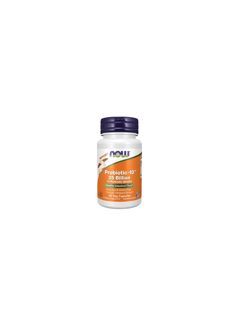 Now Probiotic-10  25Billion 30 Veg Capsules