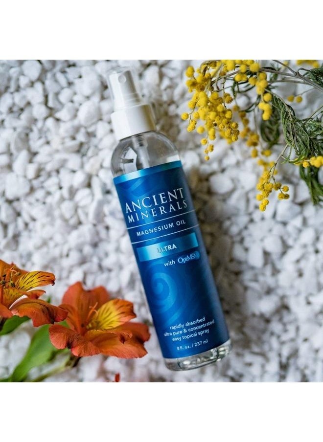 Ancient Minerals Magnesium Oil Spray Ultra with MSM - a Pure Zechstein Topical Magnesium Chloride Supplement with The Added Benefits of OptiMSM (8oz)  - Image 5