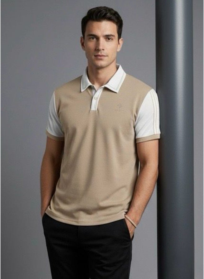 Dayton Men's Polo T-Shirt | Pure Cotton Regular-Fit Tee In Basic Colors | Comfortable And Stylish Everyday Wear - Image 3