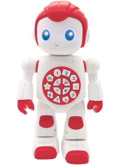Lexibook Lexibook Powerman Baby Smart Interactive Toy Learning Robot for Kids Dancing Plays Music Quiz Numbers Shapes Colors Boy Girl Junior Red/White  - Image 1