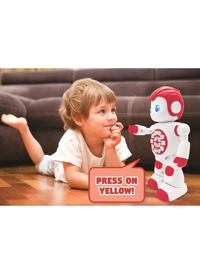 Lexibook Lexibook Powerman Baby Smart Interactive Toy Learning Robot for Kids Dancing Plays Music Quiz Numbers Shapes Colors Boy Girl Junior Red/White  - Image 5