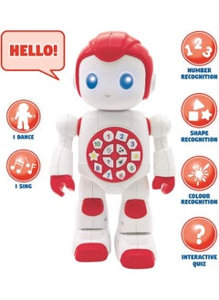 Lexibook Lexibook Powerman Baby Smart Interactive Toy Learning Robot for Kids Dancing Plays Music Quiz Numbers Shapes Colors Boy Girl Junior Red/White  - Image 2
