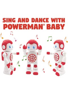 Lexibook Lexibook Powerman Baby Smart Interactive Toy Learning Robot for Kids Dancing Plays Music Quiz Numbers Shapes Colors Boy Girl Junior Red/White  - Image 4