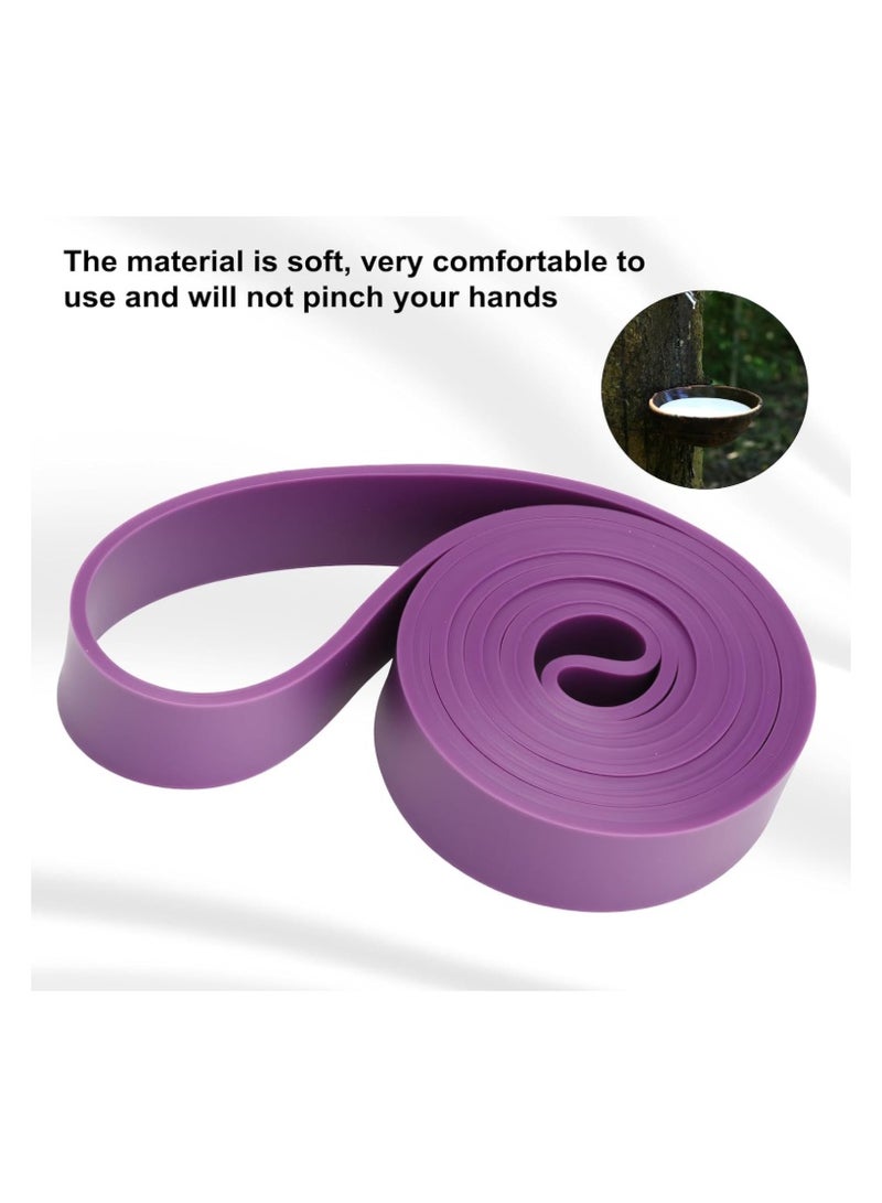 Cyber Pull Up Bands Heavy Duty Resistance Band Assisted Training Bands Ideal for Men and Women Crossfit,Assisted Pull-ups, Body Stretching,Powerlifting,Physical Therapy - purple Band 27-45 KG - Image 4
