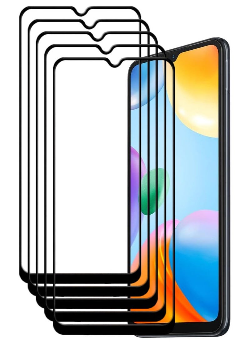 ACLIX 5 Pieces Antistatic ESD Dustproof Premium Quality High Definition Tempered Glass Screen Protector Designed For Xiaomi Redmi 10C - Image 1