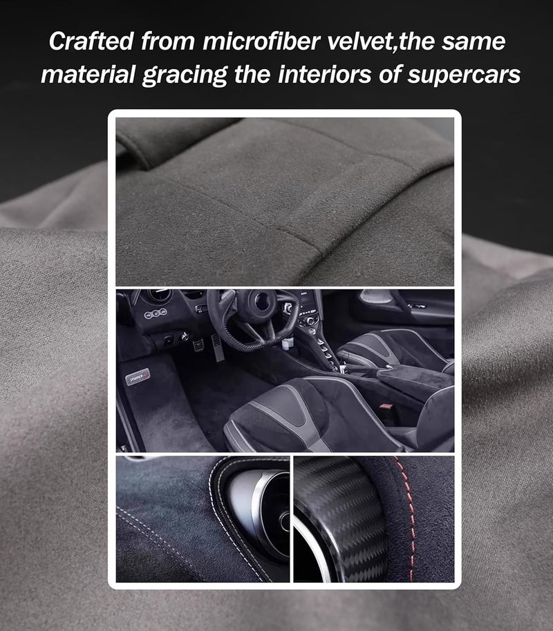 POKSRI Car Neck Pillow for headrests, Microfiber Velvet Support Head Pillows,Plant-Based Polyester,11.8x7.5 refillable&Multiple&Adjustable Drive Vehicle Cushion Seats(Beige,Neck Pillow 2pcs) - Image 3