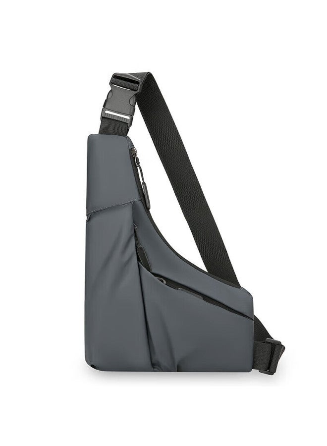 Tfo North American Series Outdoor Chest Bag, Fashionable Multifunctional Casual Shoulder Bag Travel Backpack 9402532 Gray - Image 4