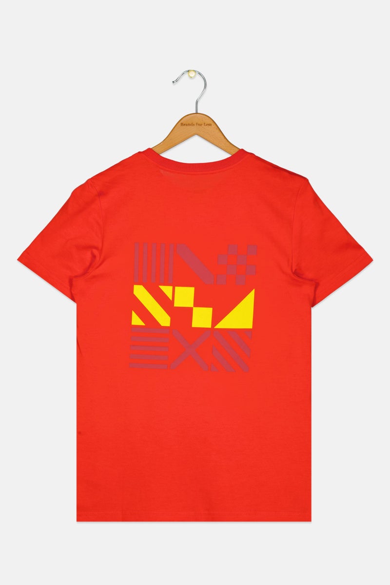PUMA Kids Boy Short Sleeve Outdoor T Shirt, Red  - Image 2