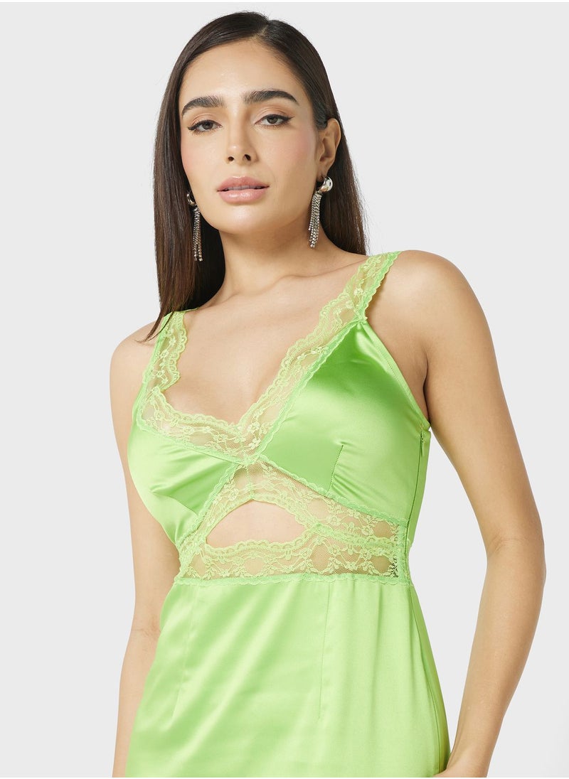 Never fully Dressed - Front Cut Out Strappy Dress - Image 1