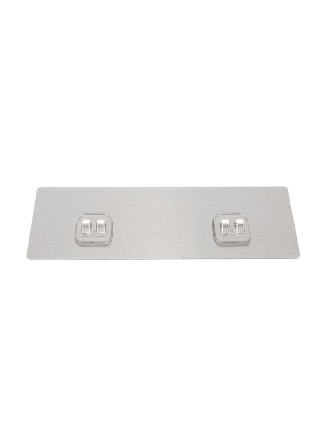 NIBEMINENT Towel Holder Patch Hook Silver 20x7.5centimeter  - Image 2