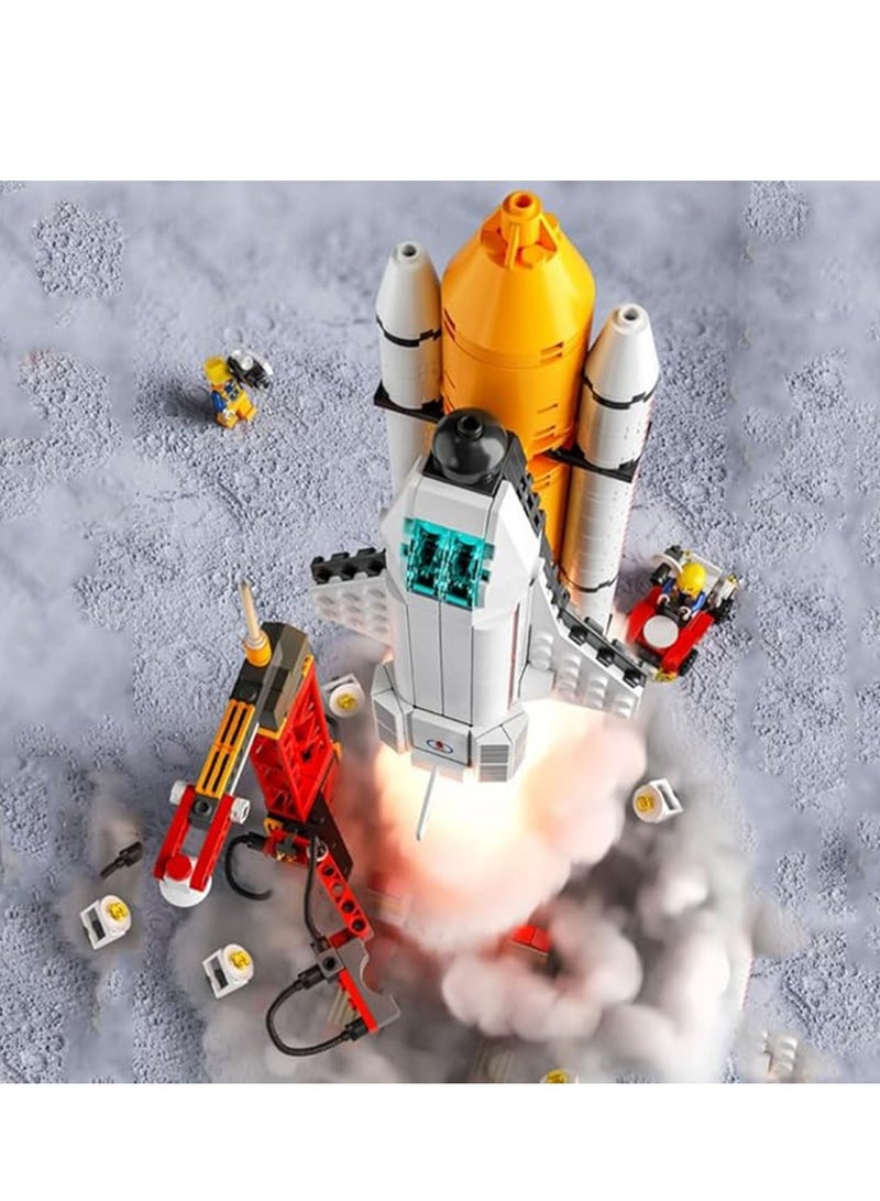 107-Piece Aviation Rocket Building Blocks Toys, Spacecraft Models, Train Hands-On Skills Develop Intelligence And Stimulate Creativity  - Image 5