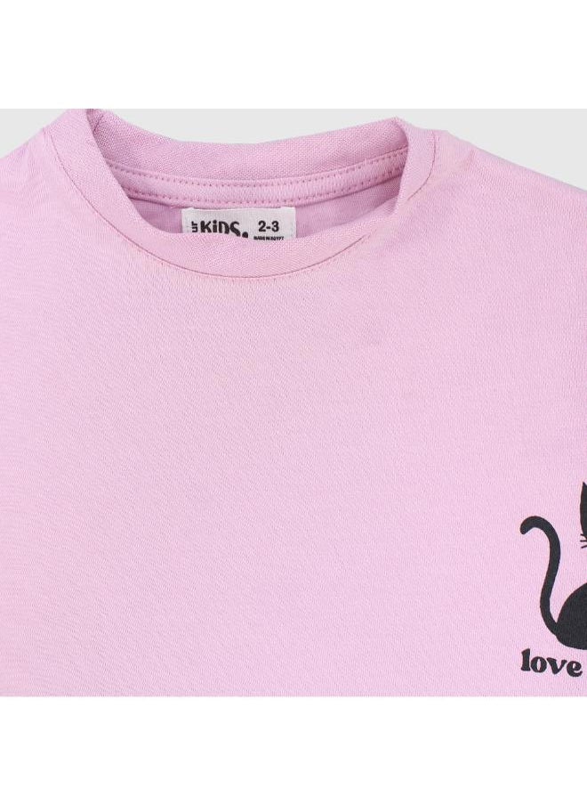 Our kids - Meow Short-Sleeved T-Shirt - Image 1