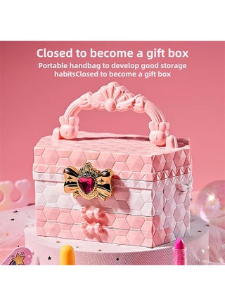 Kids Makeup Kit for Girl, Real Makeup Set for Girls, Safe Washable & Non-Toxic Kids Makeup Toys for Girls Aged 3+ Year Old, Girls Birthday Gifts - view 3
