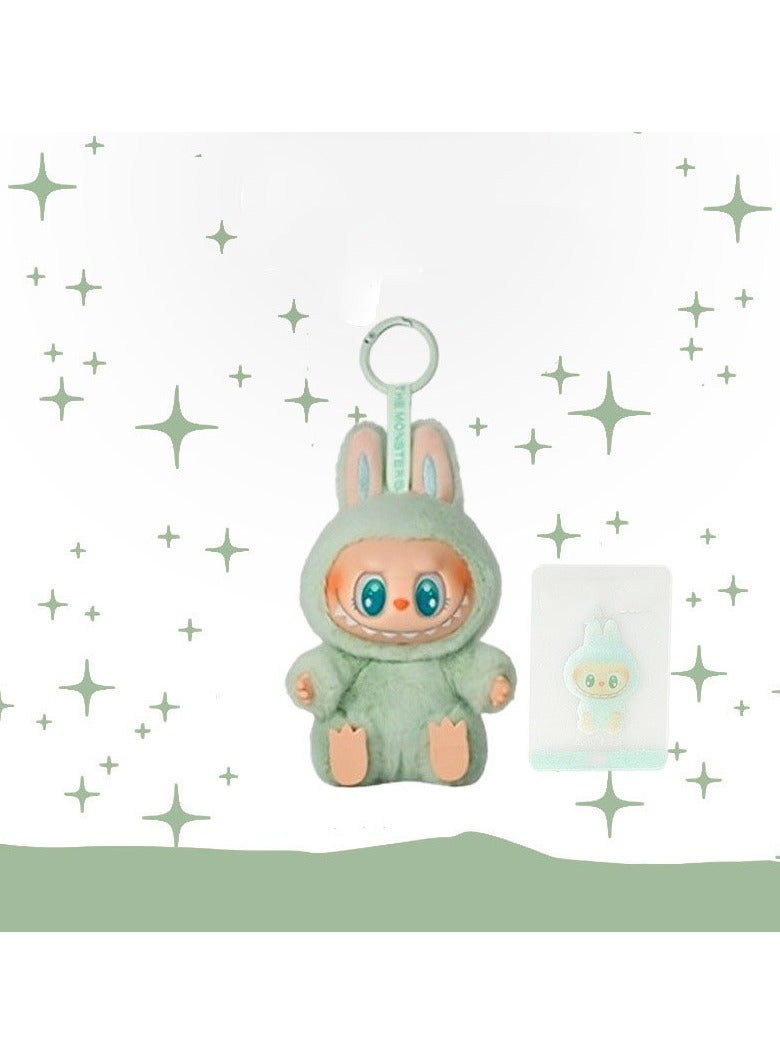 Cute Bubble Labubu Plush Toy Trendy Blind Box, Vinyl Face Macaron Doll Pendant  - Image 1