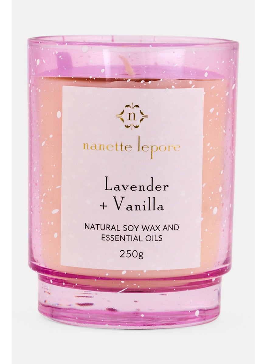 Lavender And Vanilla Scented Candle 250 g, Dark Pink - pzsku/Z818A9FCD2BF9EA25F487Z/45/_/1737642033/b5acb661-d60b-4b13-b72f-1f61866e723d