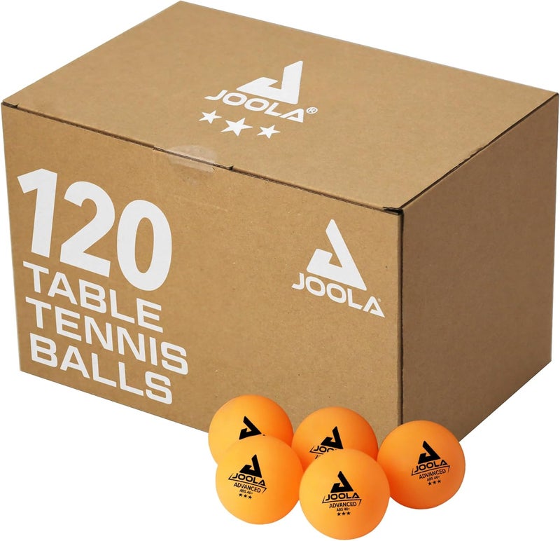 JOOLA Training 3 Star Table Tennis Balls 12, 60, or 120 Pack - 40+mm Regulation Bulk Ping Pong Balls for Competition and Recreational Play - Fun as a Cat Toy - Indoor and Outdoor Compatible - Image 1